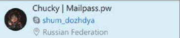 Chucky's Skype account.